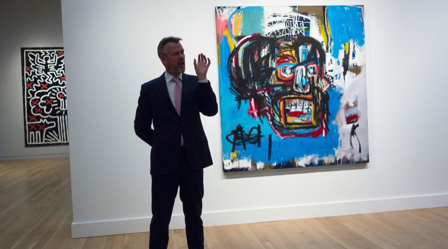 Untitled Basquiat piece sold for a record $110.5 million to Japanese collector Untitled Basquiat piece sold for a record $110.5 million to Japanese collector